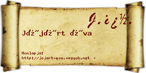 Jójárt Éva névjegykártya
